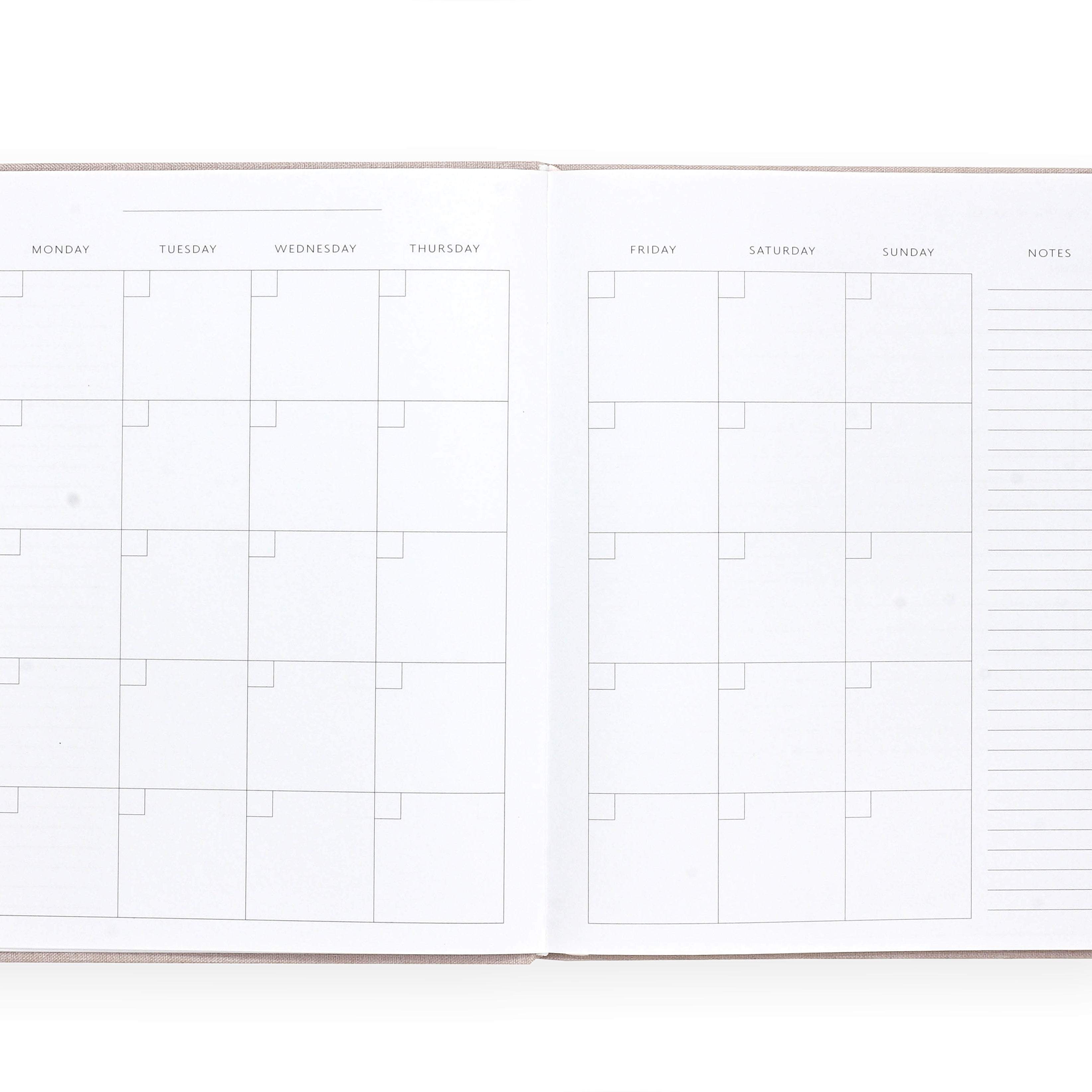 Weekly Task Month View