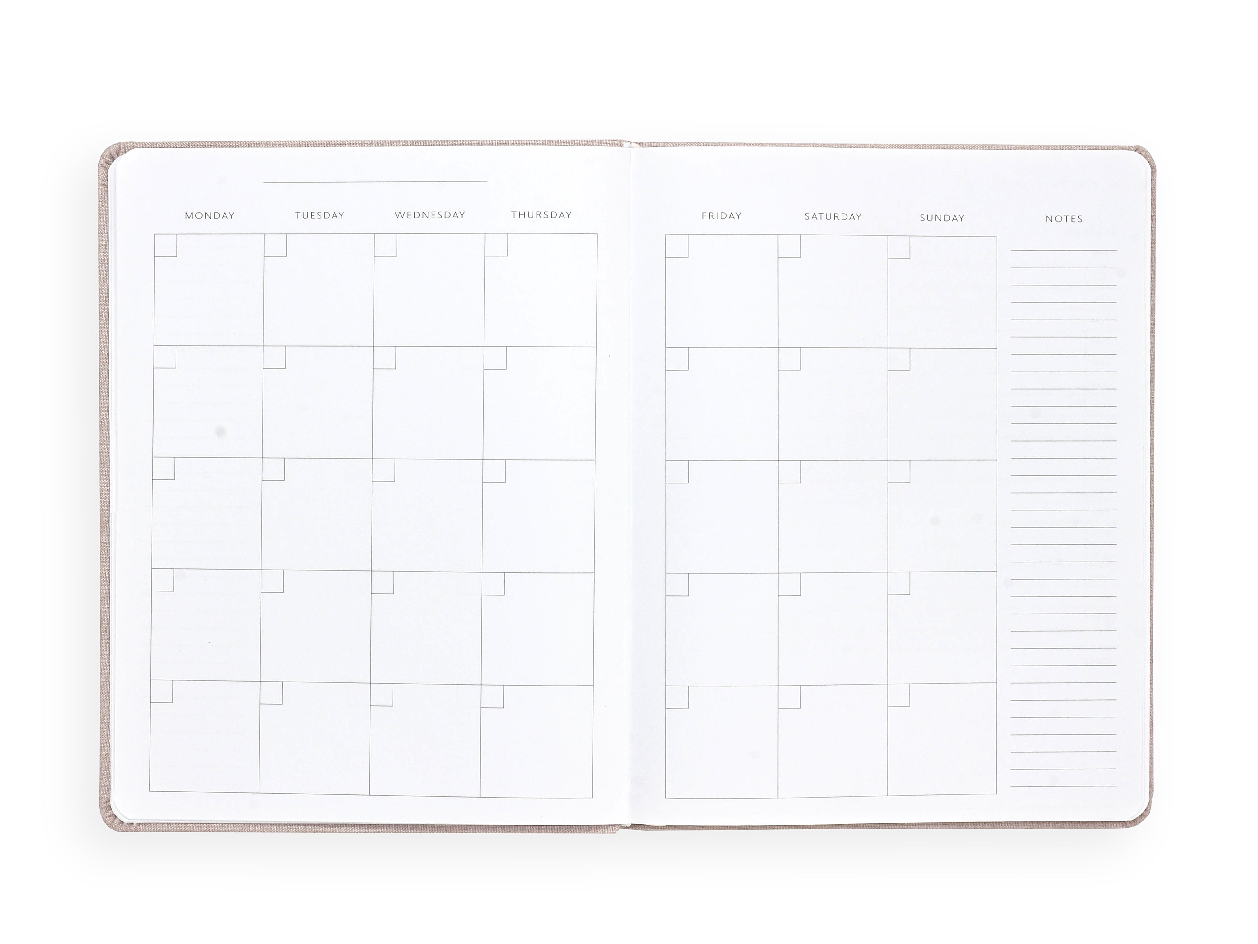 Weekly Task Month View