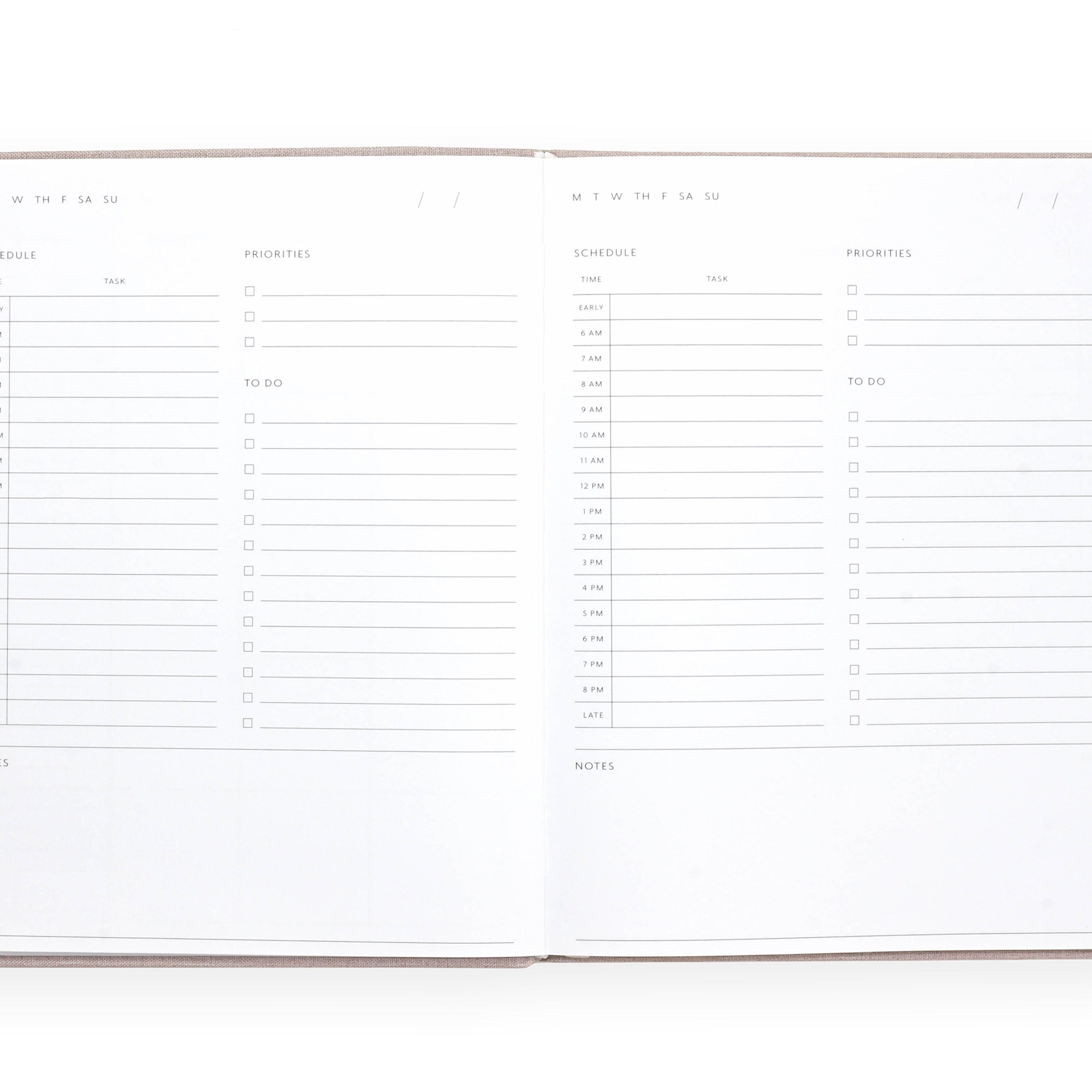 Weekly Task Month Daily View