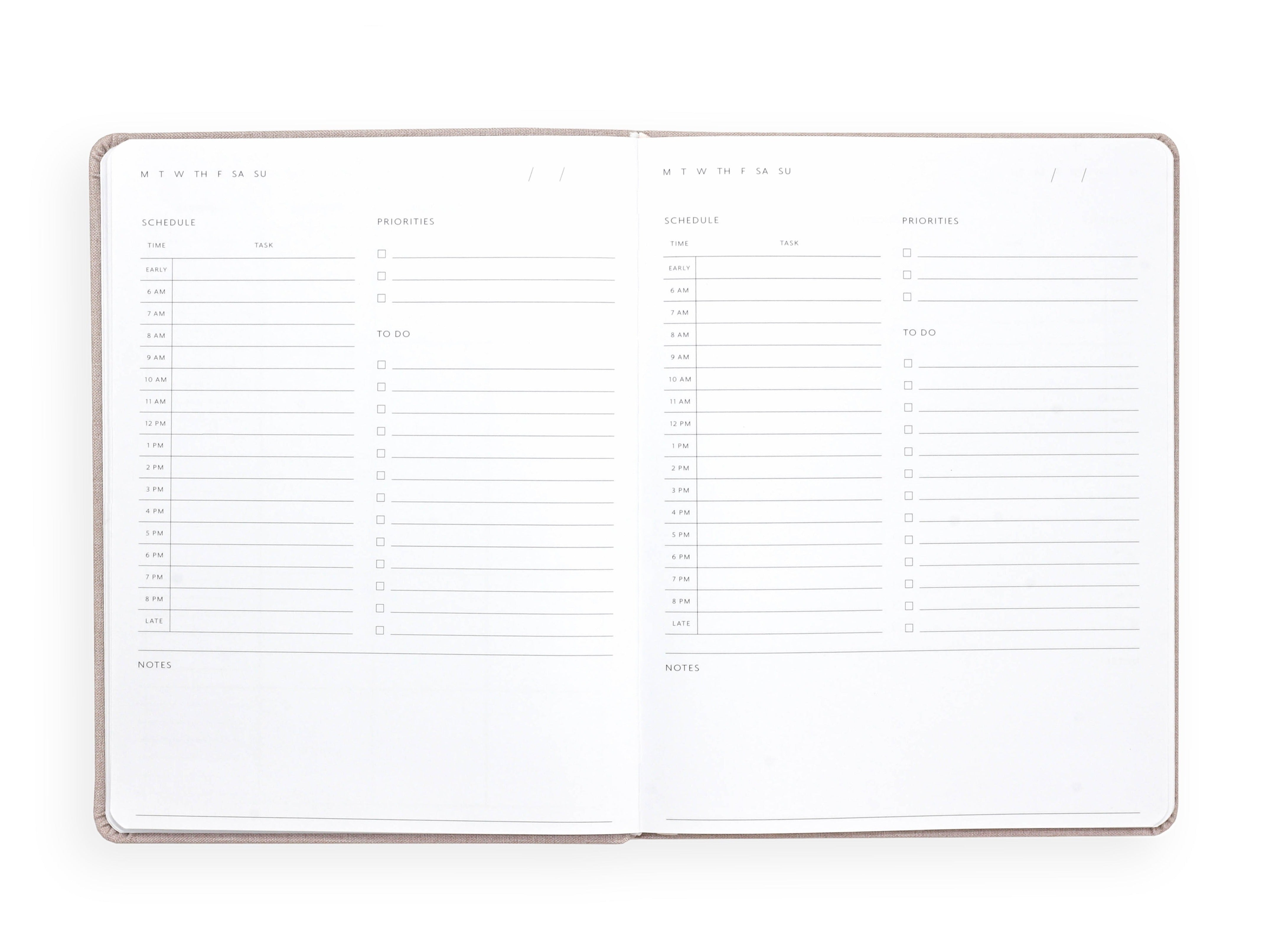 Weekly Task Month Daily View