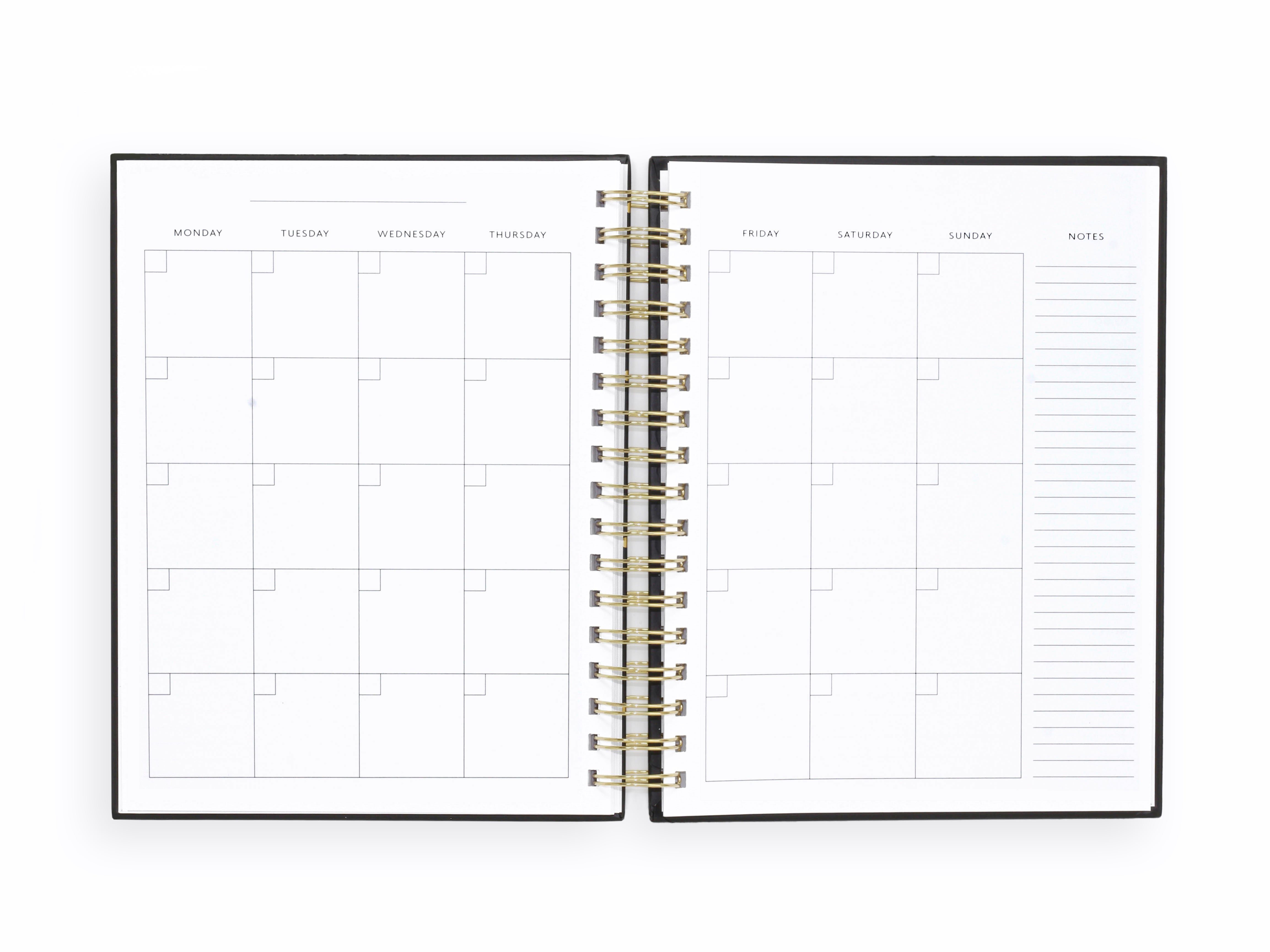 Weekly Task Agenda Month View