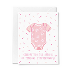 Celebrating the arrival Baby Girl Card