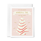 Christmas Tree Cake Greeting Card