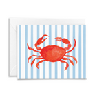 Watercolor Maryland Crab Greeting Card