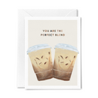 Cheers to the Perfect Blend Wedding Greeting Card