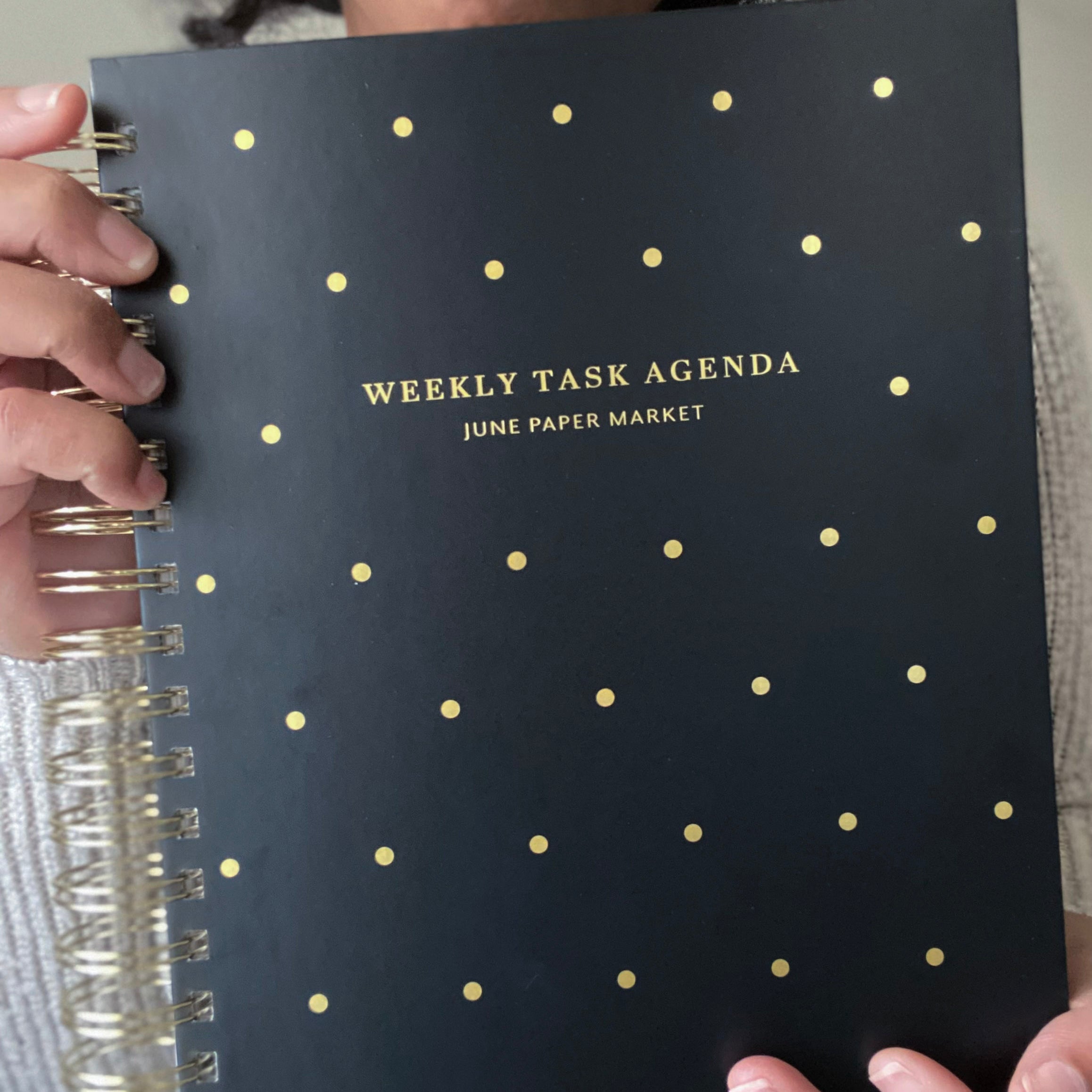 Weekly Task Agenda Cover View