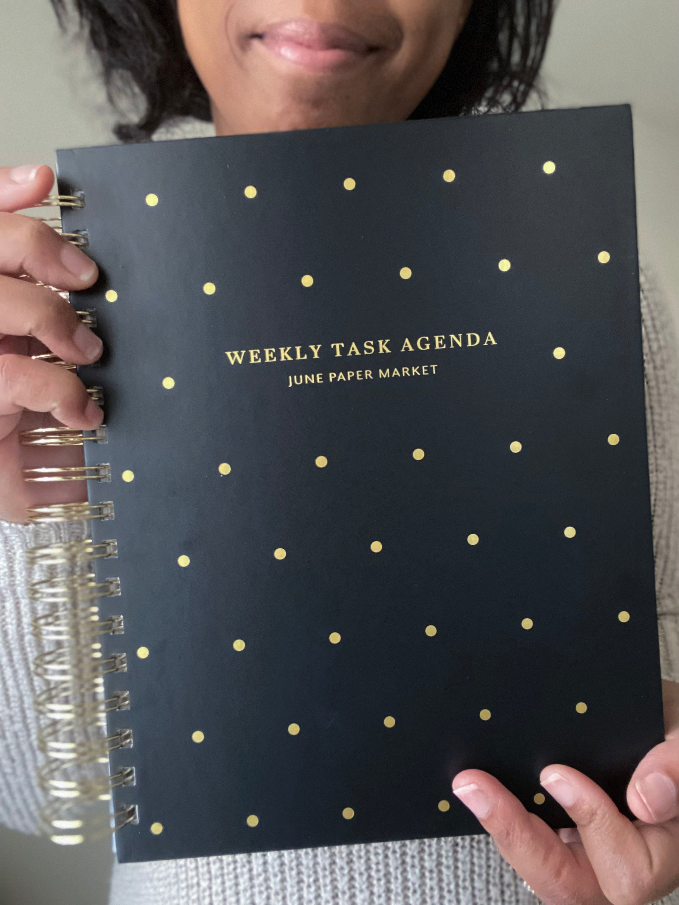 Weekly Task Agenda Cover View